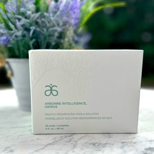 Arbonne Intelligence Genius Nightly Resurfacing Pads and Solution (unopened)